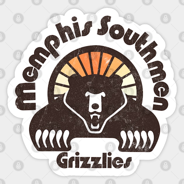 Memphis Southmen / Grizzlies Sticker by CultOfRomance